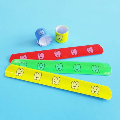 Schnapparmband mit Zahnmotiv, 50 Stück